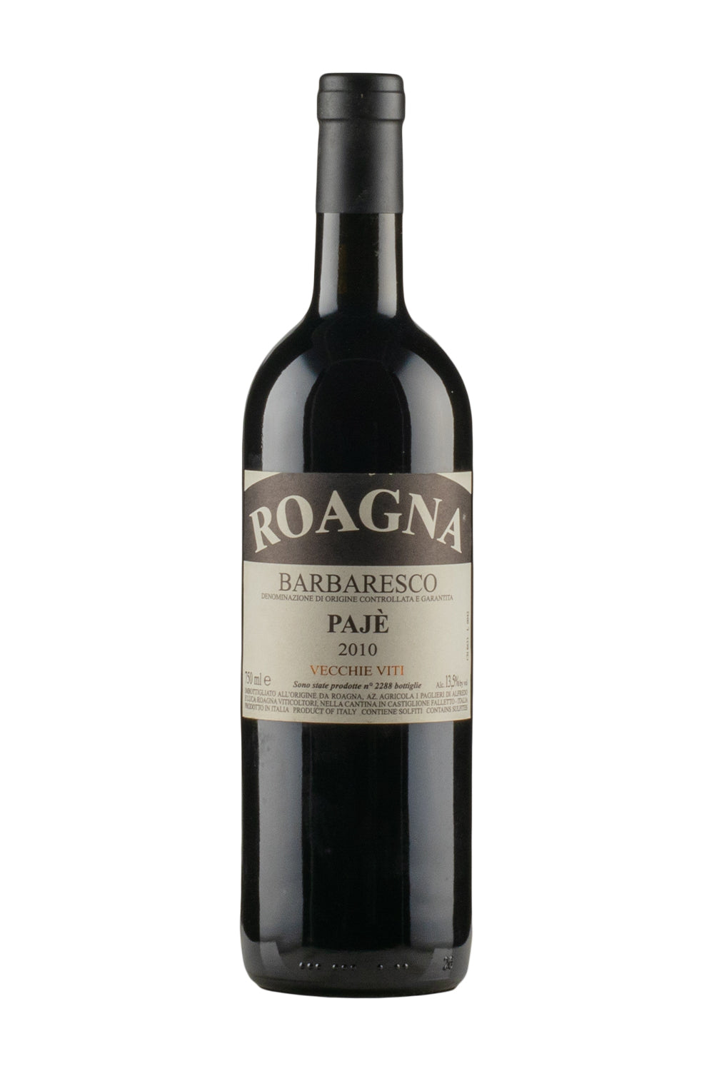 Barbaresco Paje Vecchie Viti Roagna 2010