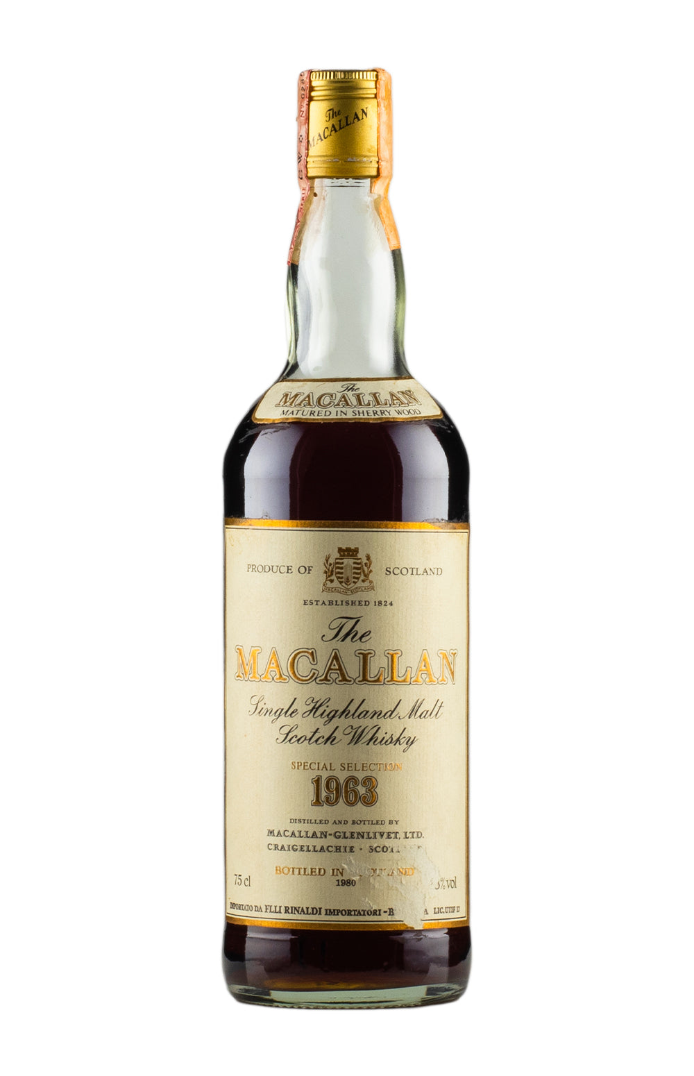 Macallan 17 Year Old Special Selection Rinaldi 1963