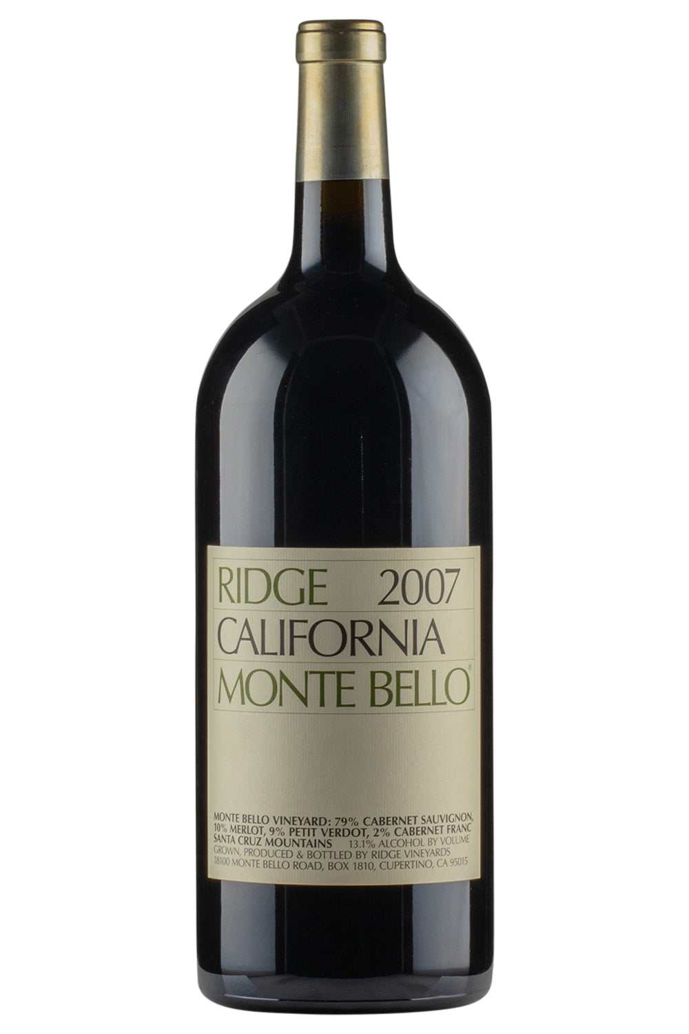 Ridge Monte Bello Cabernet Sauvignon 300cl 2007