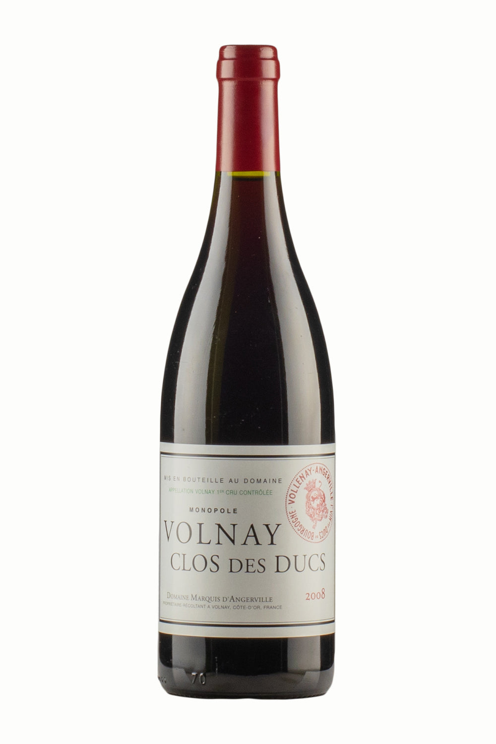 Volnay Clos des Ducs Marquis d`Angerville 2008