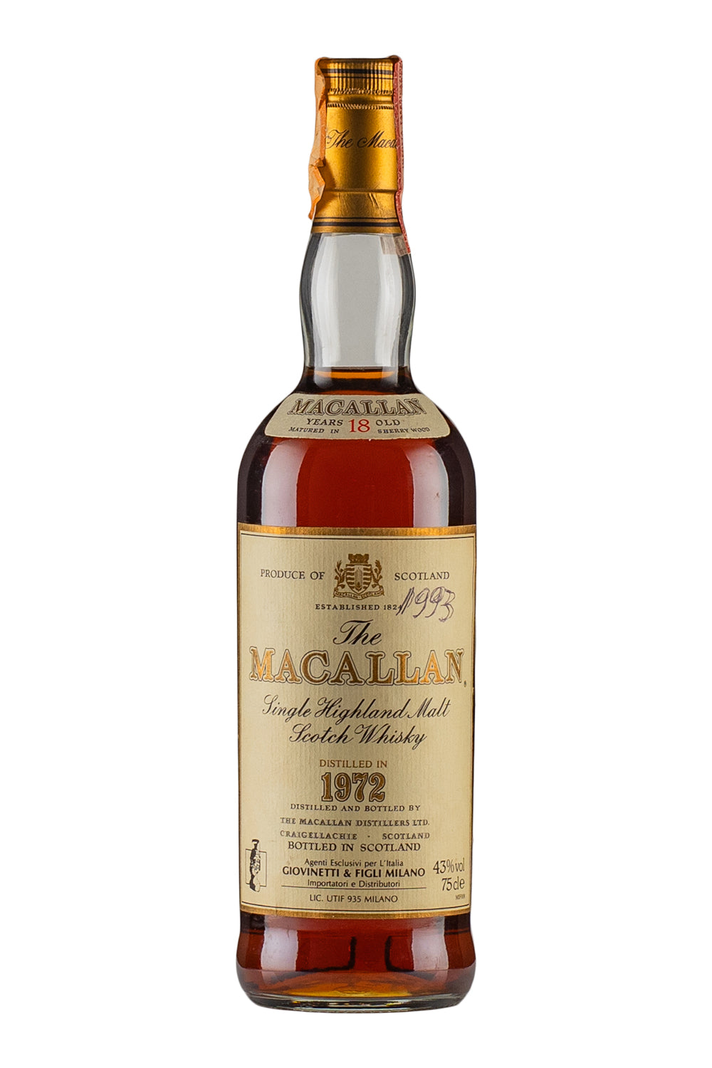 Macallan 18 Year Old 1972