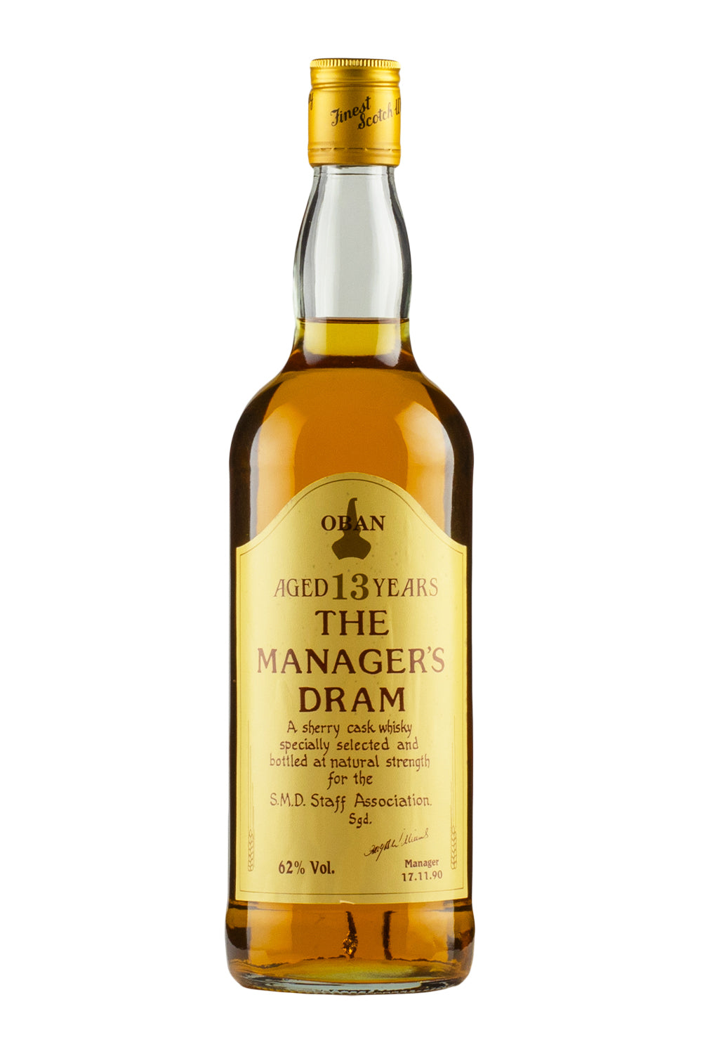 Oban 13 Year Old Managers Dram