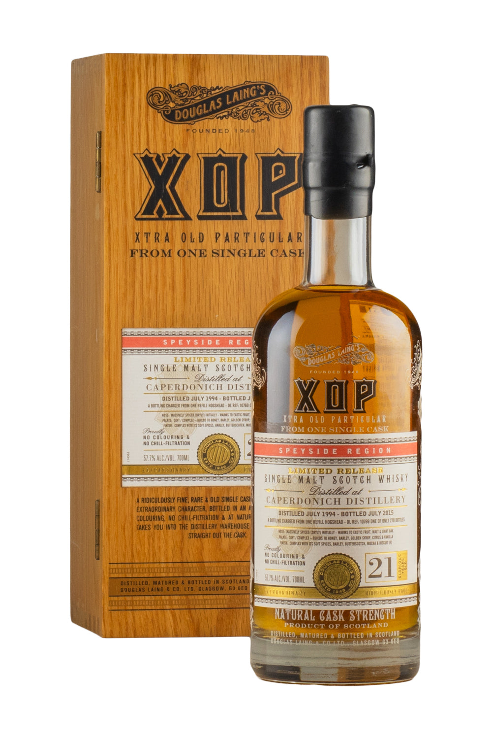 Caperdonich 21 Year Old Xtra Old Particular Douglas Laing 1994
