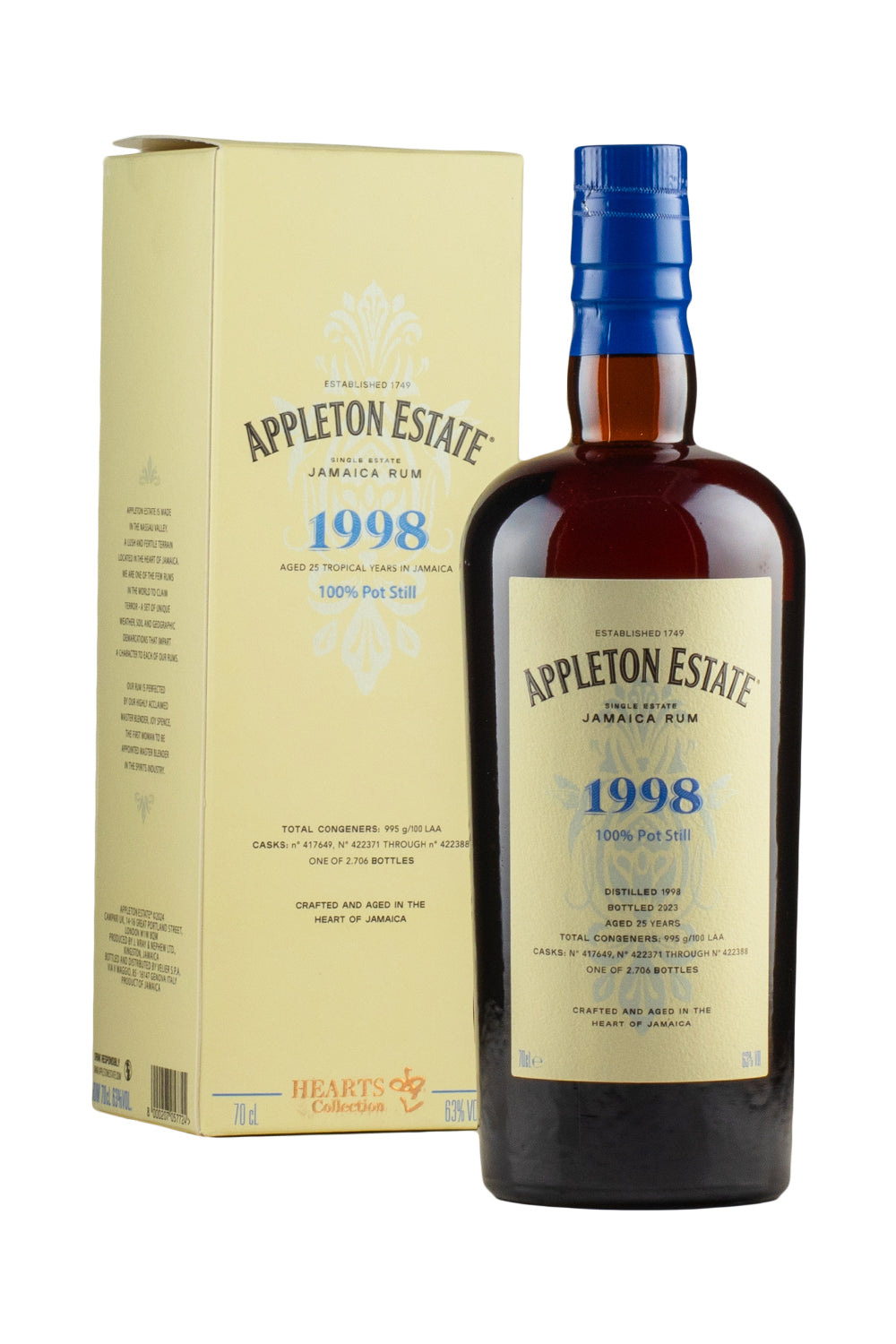 Appleton Estate 25 Year Old Hearts Collection 1998