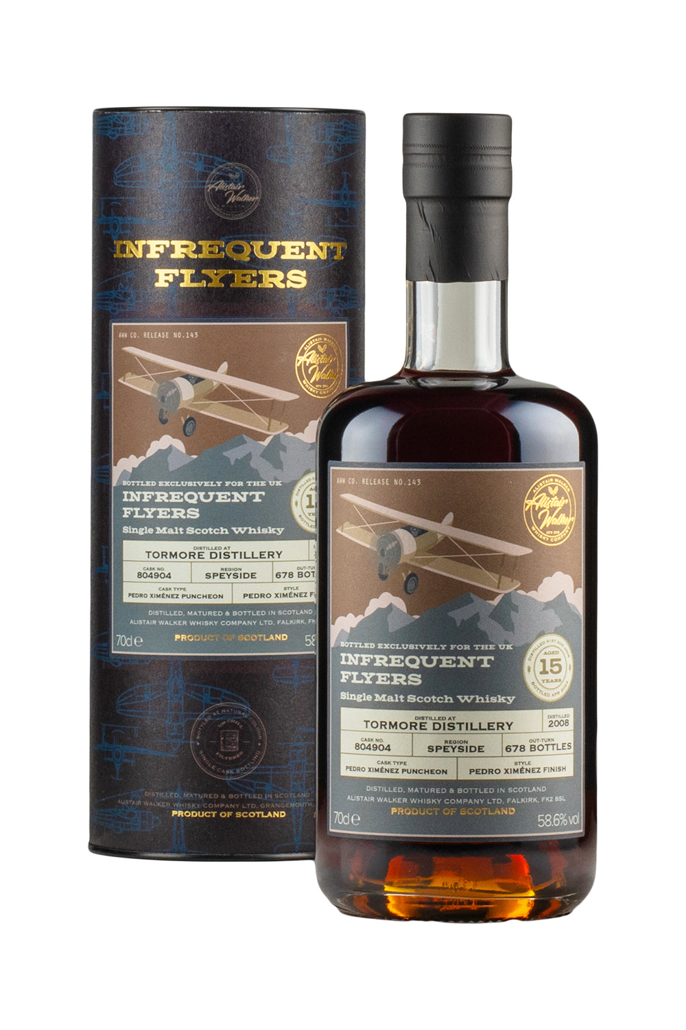 Tormore 15 Year Old Infrequent Flyers UK Exclusive 2008