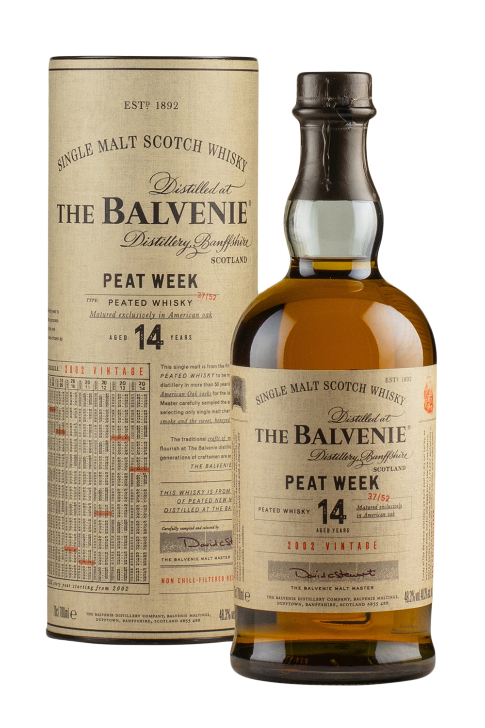 Balvenie 14 Year Old Week of Peat 2002