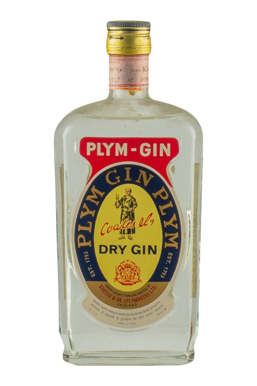 Plymouth Gin c. 1970s