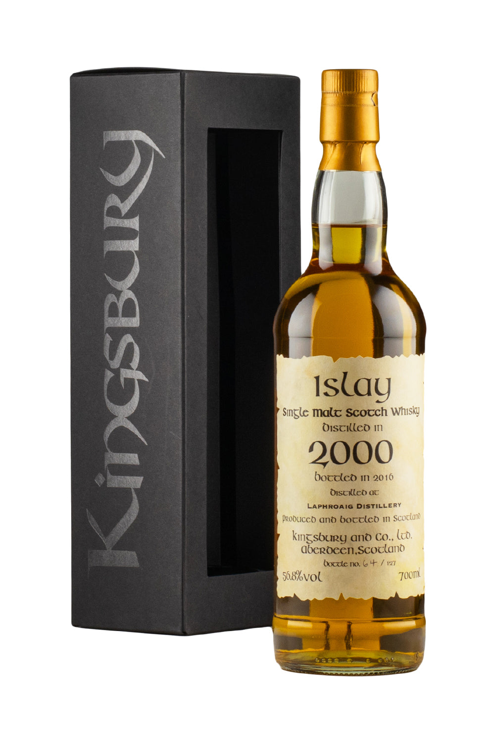 Laphroaig 16 Year Old Kingsbury 2000