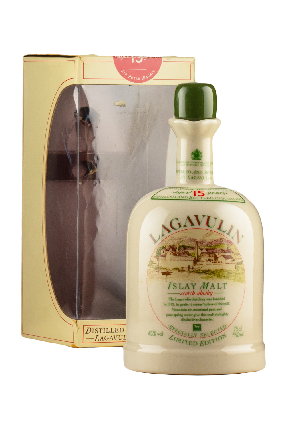 Lagavulin 15 Year Old White Horse Decanter