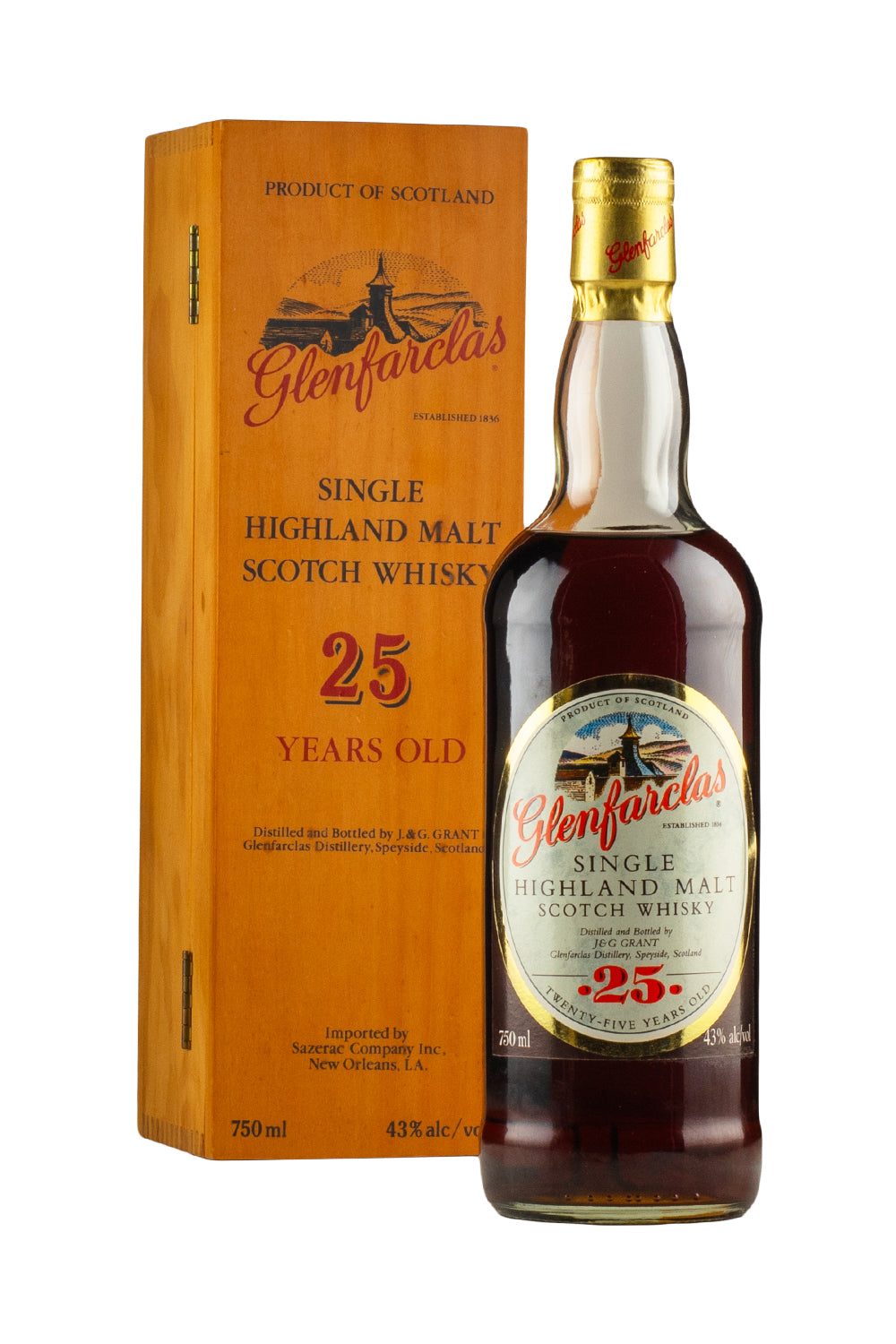 Glenfarclas 25 Year Old c. 1980s (US import)