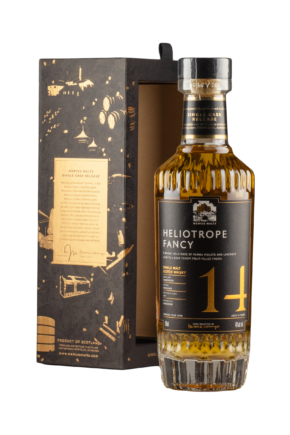 Tobermory 14 Year Old Heliotrope Fancy Wemyss Malts 2008