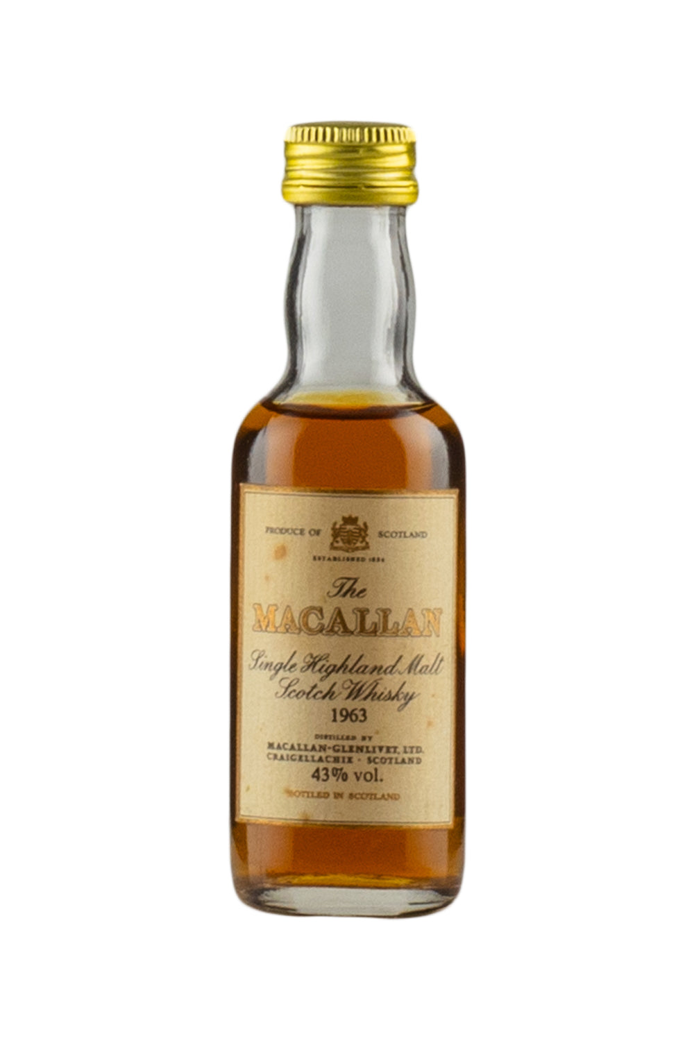 Macallan Vintage Miniature 1963