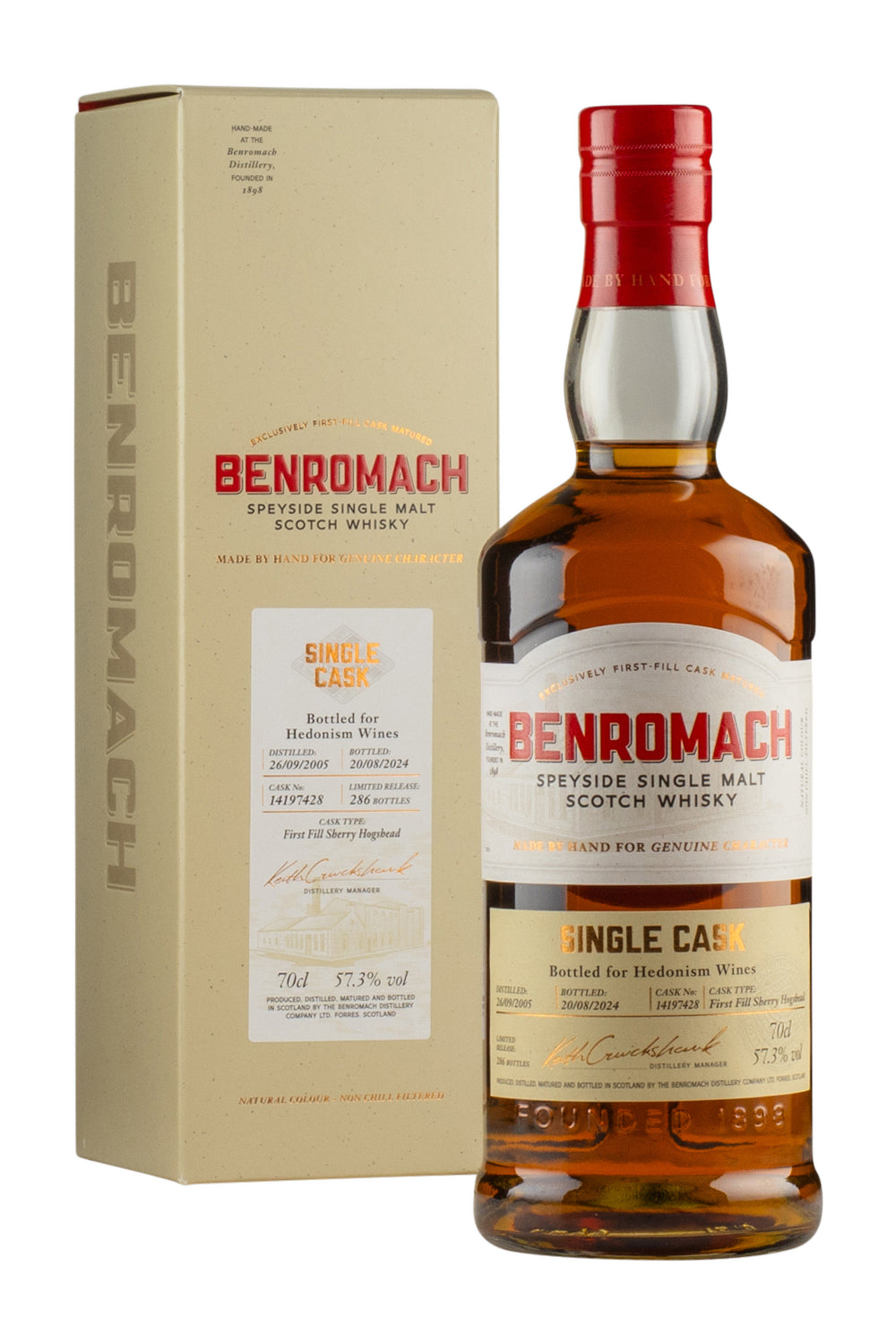 Benromach 18 Year Old Single Sherry Cask (Exclusive to Hedonism Wines) 2005