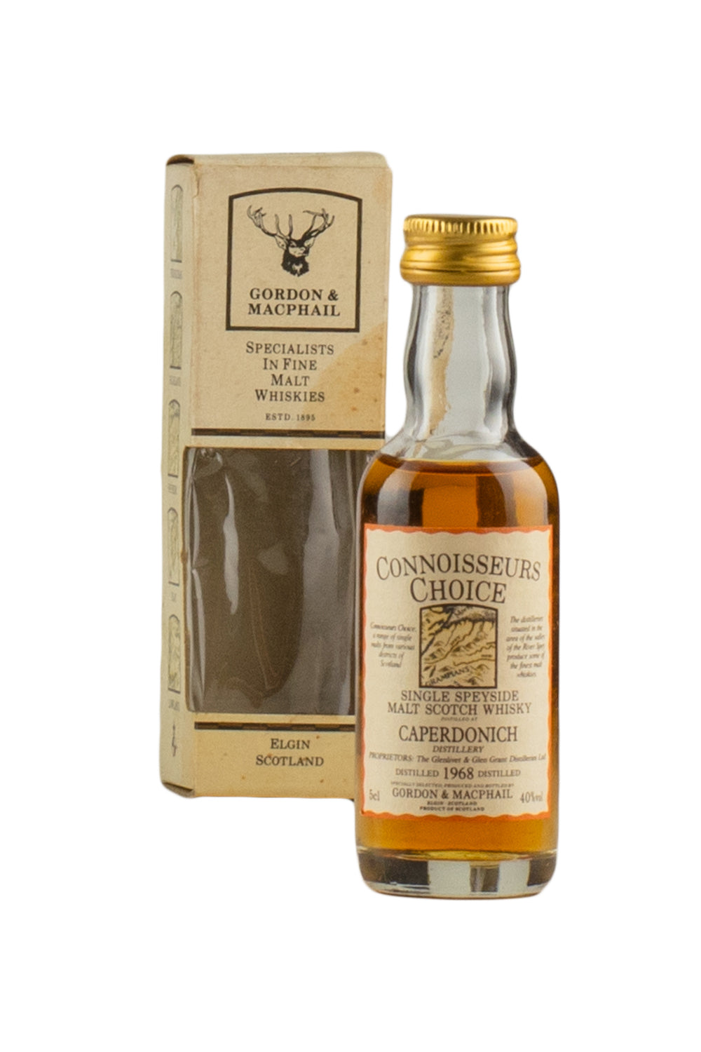 Caperdonich Connoisseurs Choice Gordon & MacPhail Miniature 1968