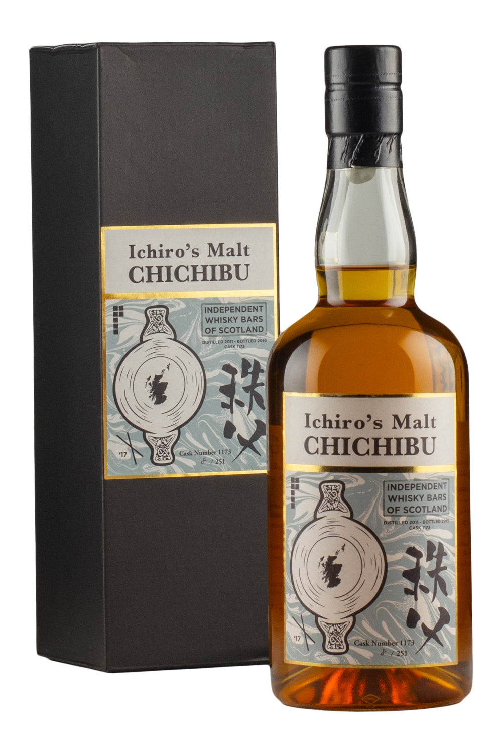 Chichibu `Independent Whisky Bars Of Scotland` Cask 1173 (Bottled 2019) 2011