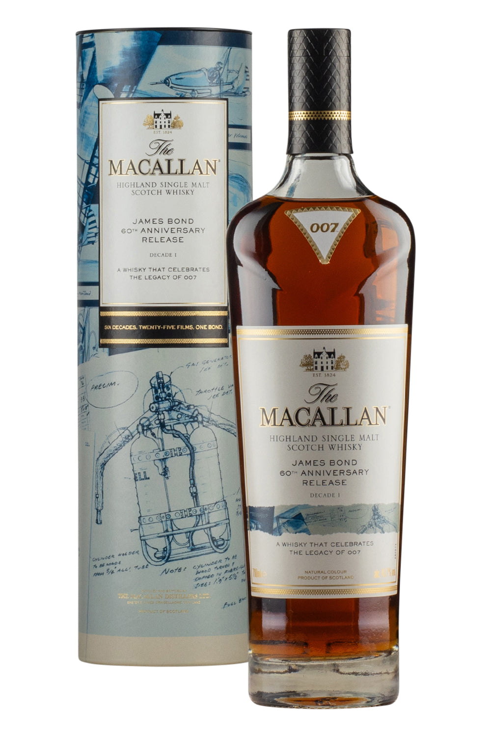 Macallan James Bond 60th Anniversary Release Decade I