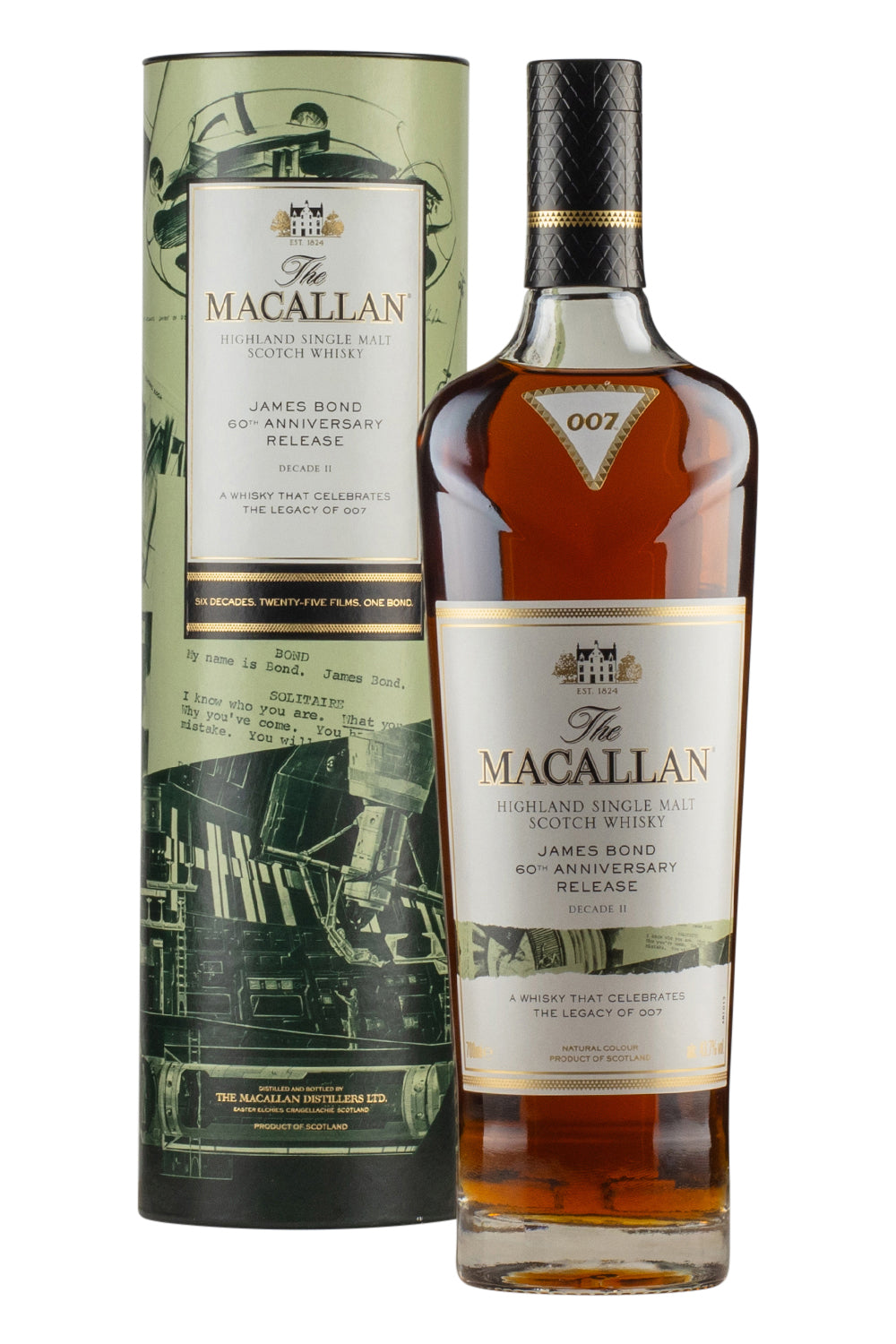 Macallan James Bond 60th Anniversary Release Decade II