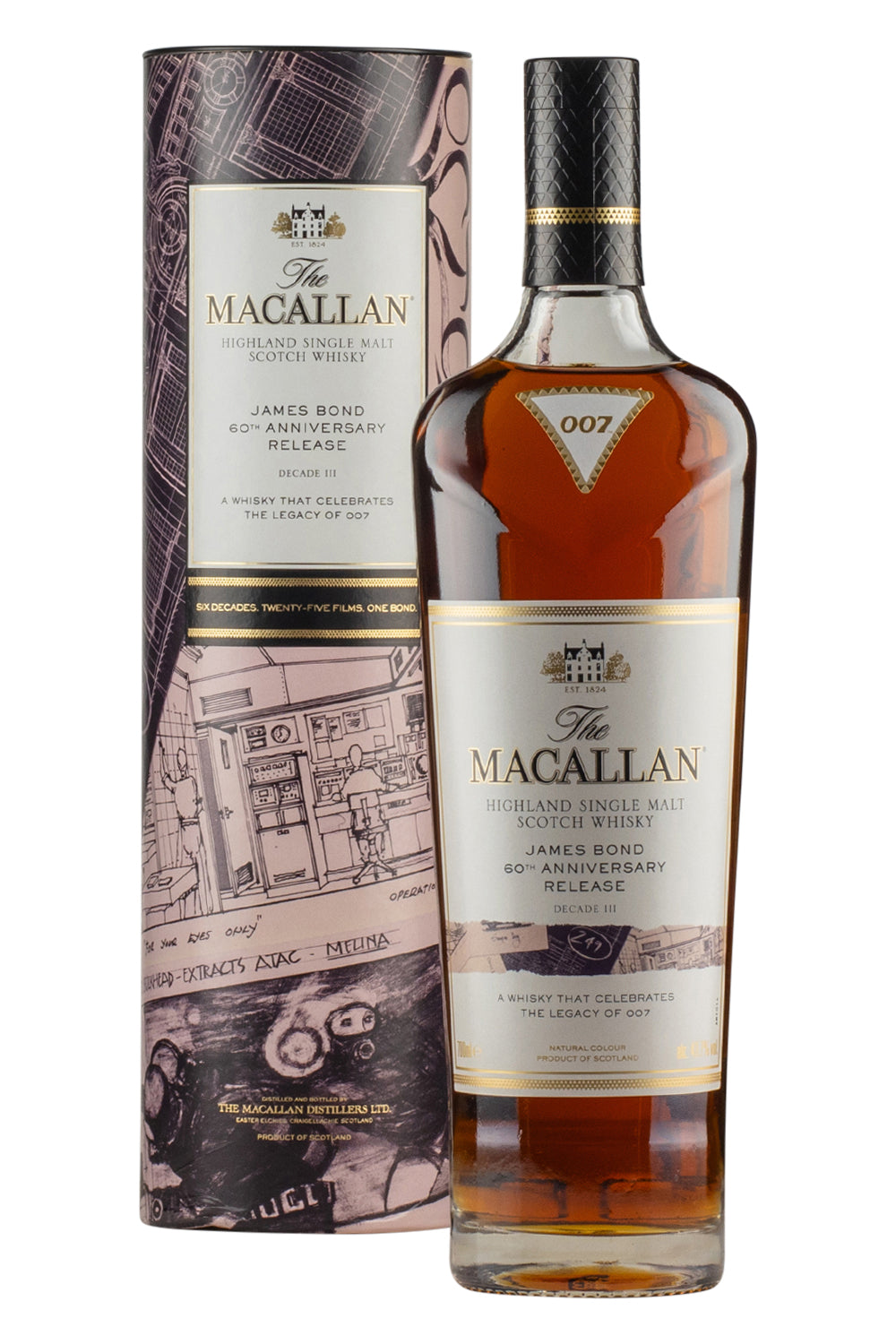 Macallan James Bond 60th Anniversary Release Decade III