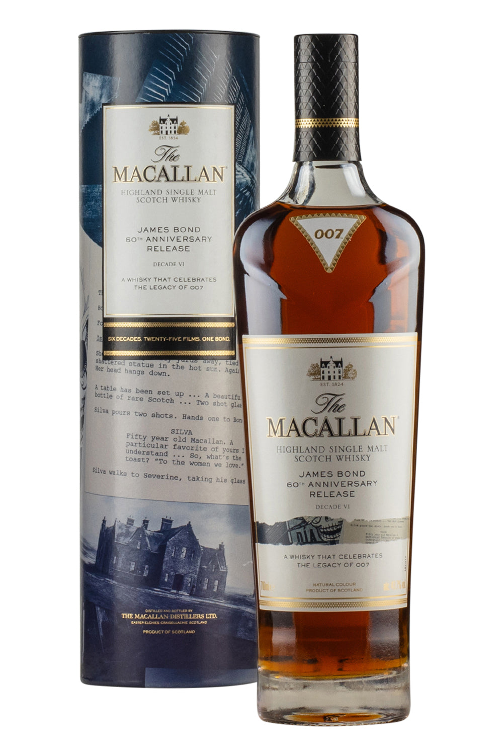 Macallan James Bond 60th Anniversary Release Decade VI