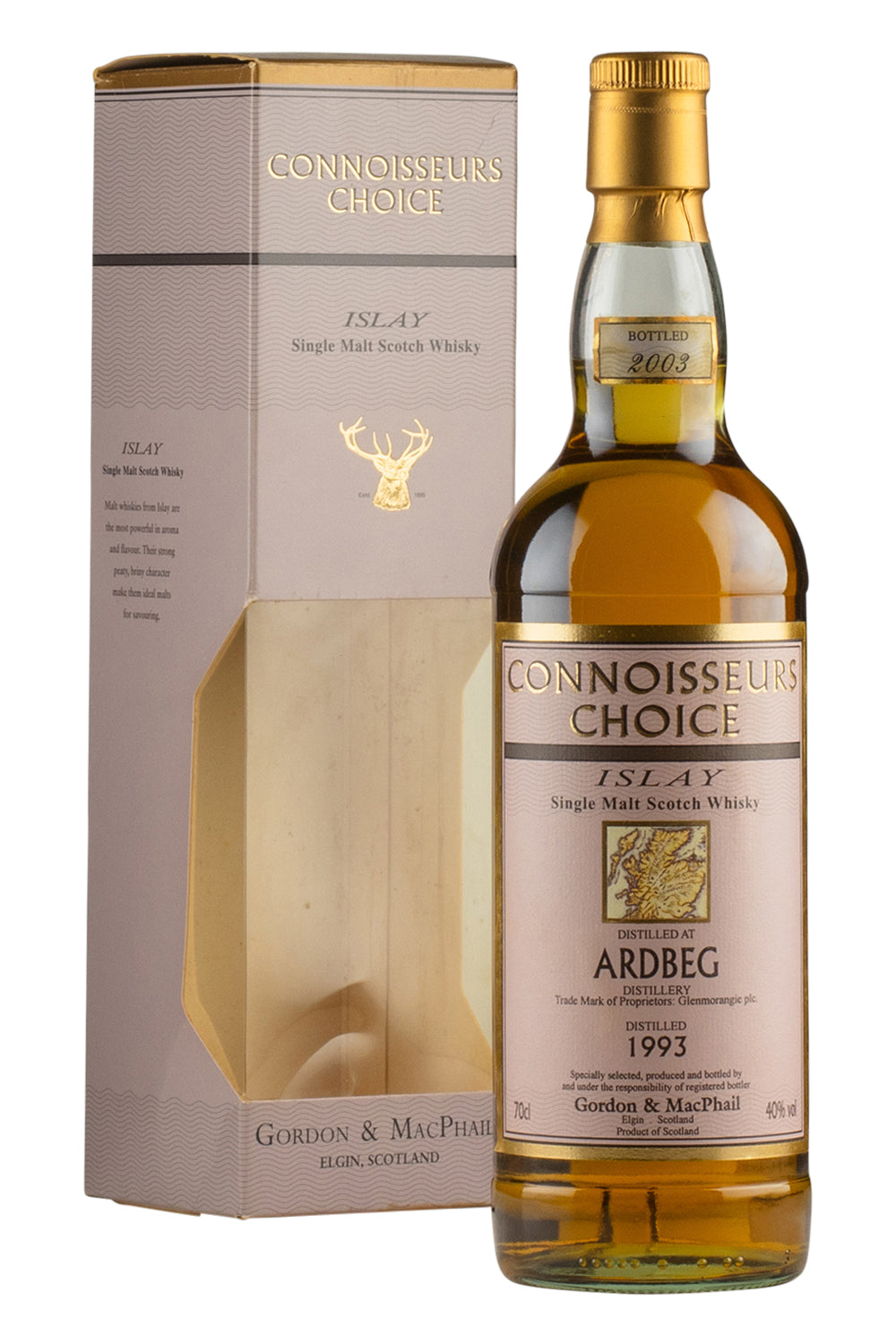 Ardbeg Connoisseurs Choice Gordon & MacPhail (Bottled 2003) 1993