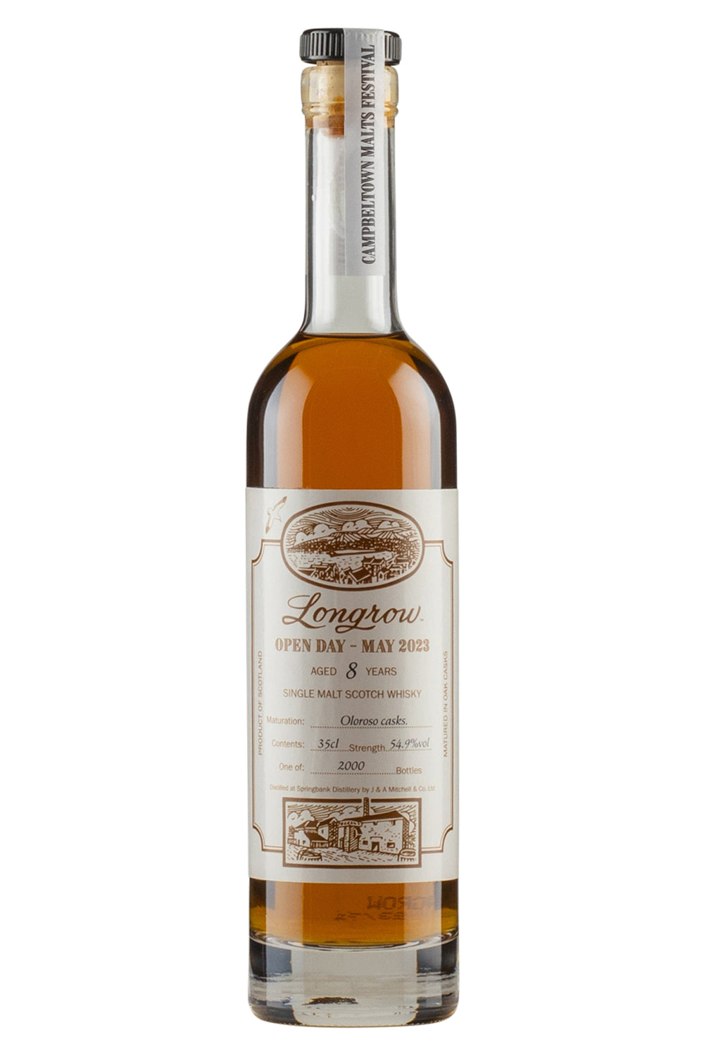 Longrow 8 Year Old Oloroso Casks Campbeltown Malts Festival 2023