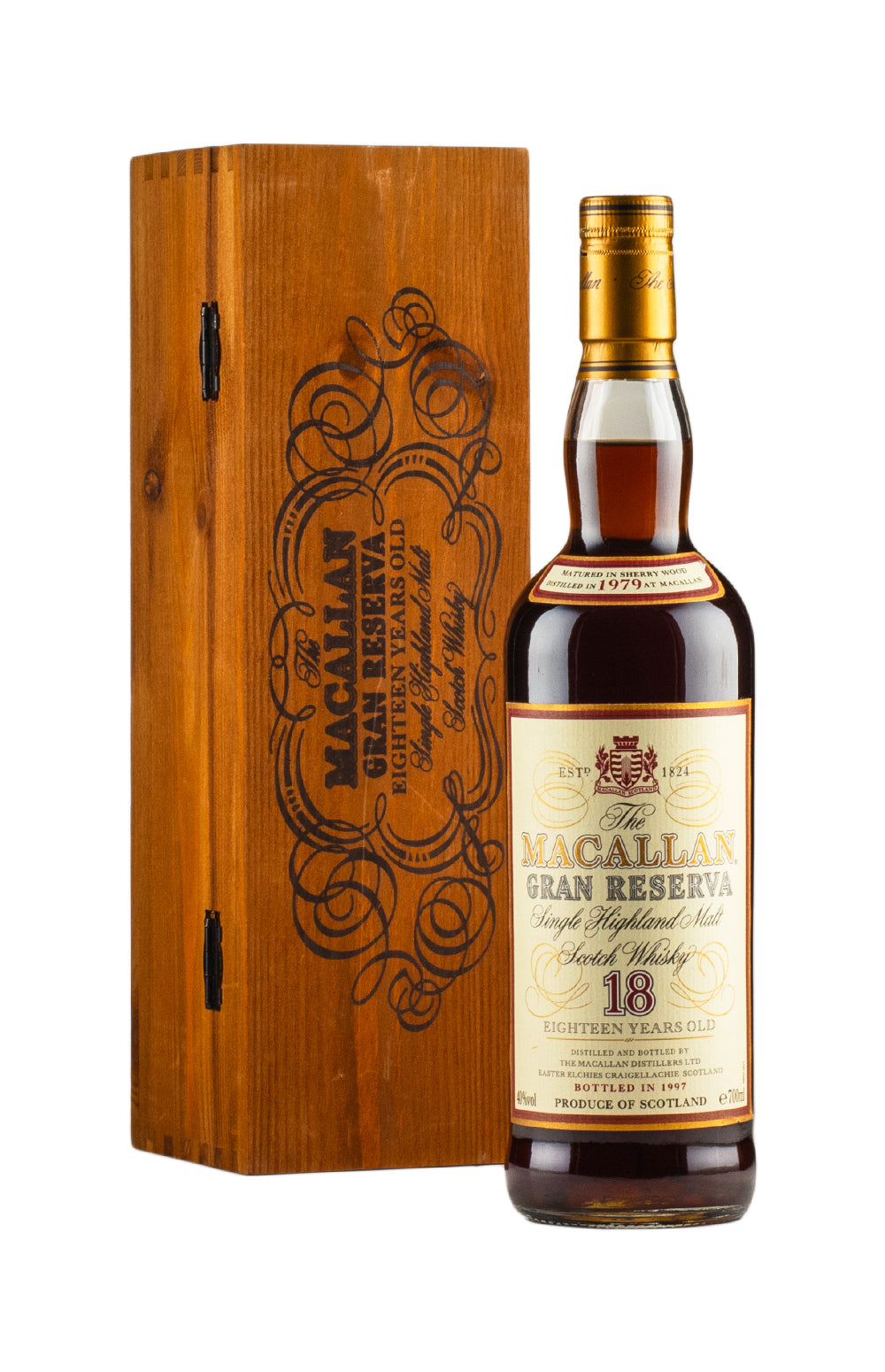 Macallan 18 Year Old Gran Reserva 1979