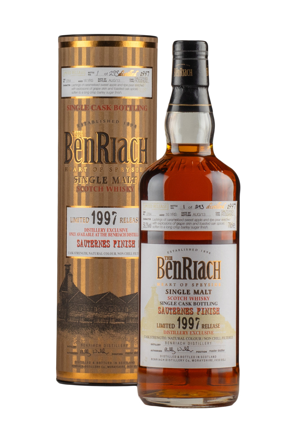 Benriach 16 Year Old Single Cask 3764 1997