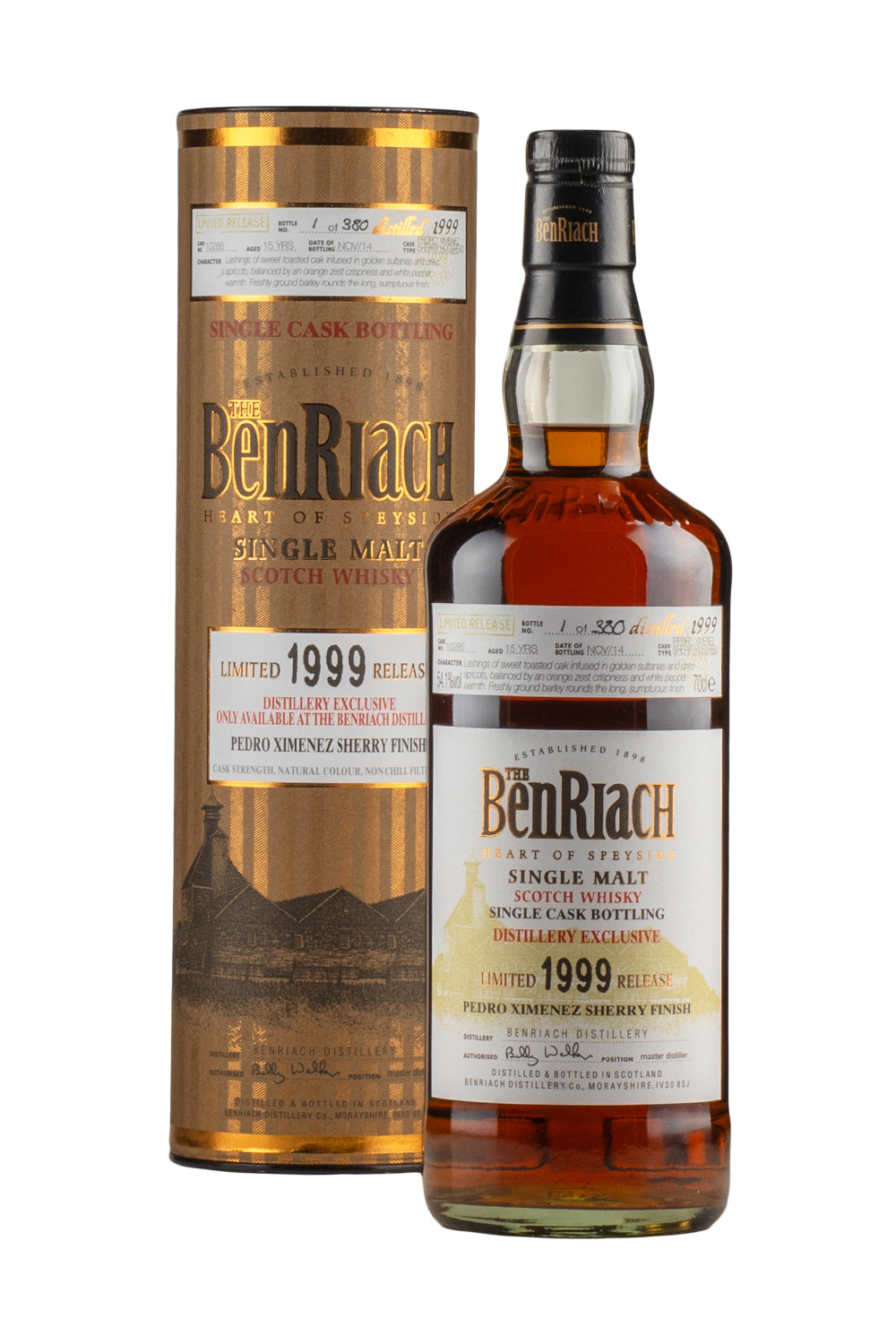 Benriach 15 Year Old Single Cask 10285 1999
