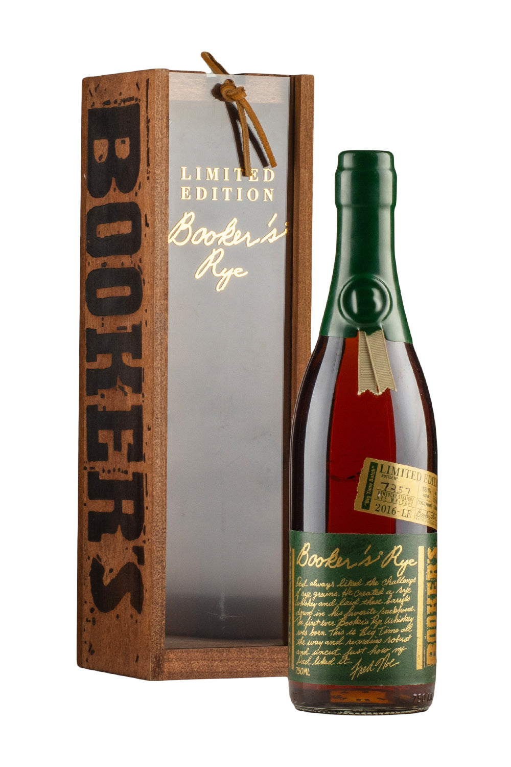 Bookers 13 Year Old Rye `Big Time Batch` (2016 Release)