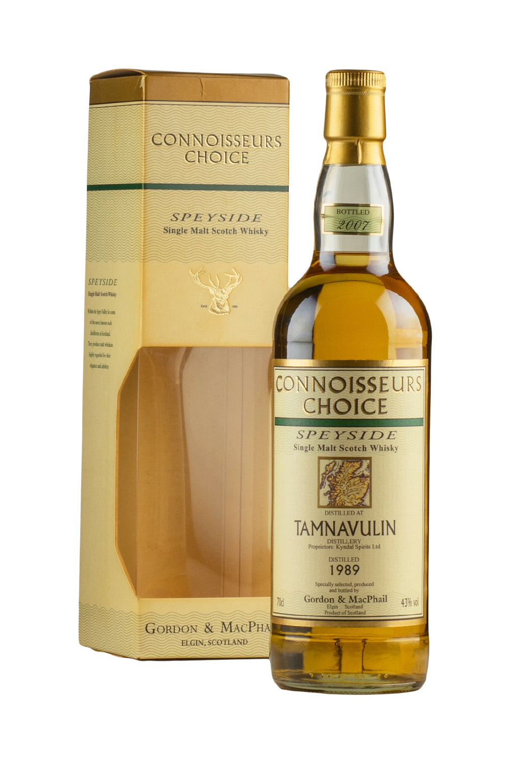 Tamnavulin 16 Year Old Gordon and MacPhail Connoisseurs Choice (Bottled 2007) 1989