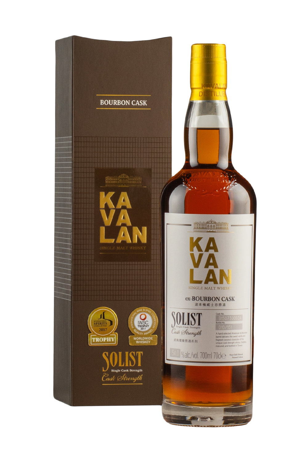 Kavalan Solist Bourbon Cask 54%