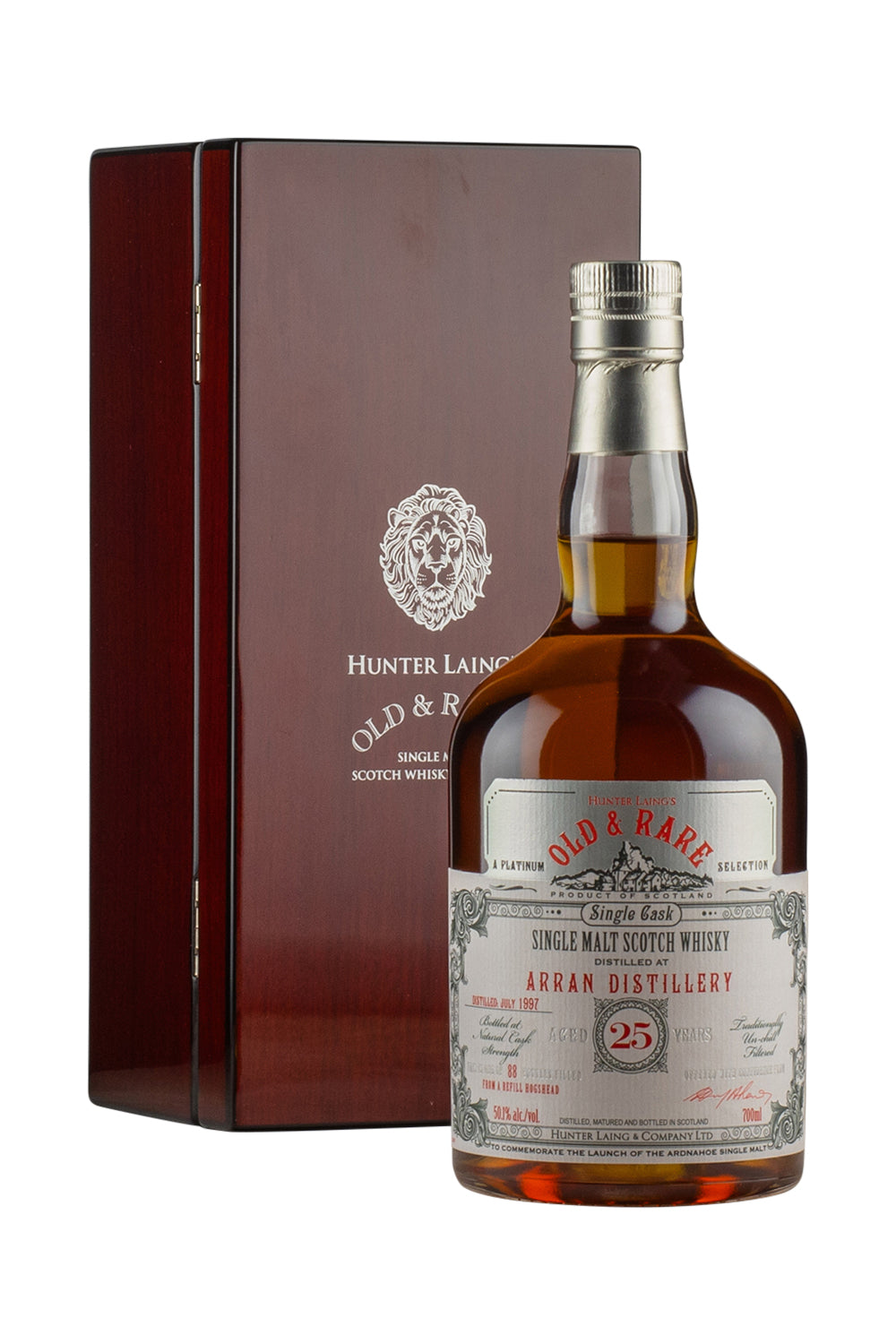 Arran 25 Year Old `Old and Rare` Hunter Laing 1997
