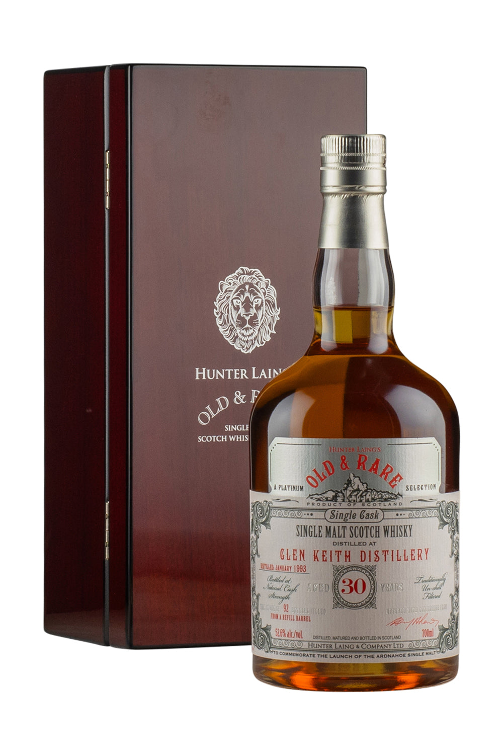 Glen Keith 30 Year Old `Old and Rare` Hunter Laing 1993