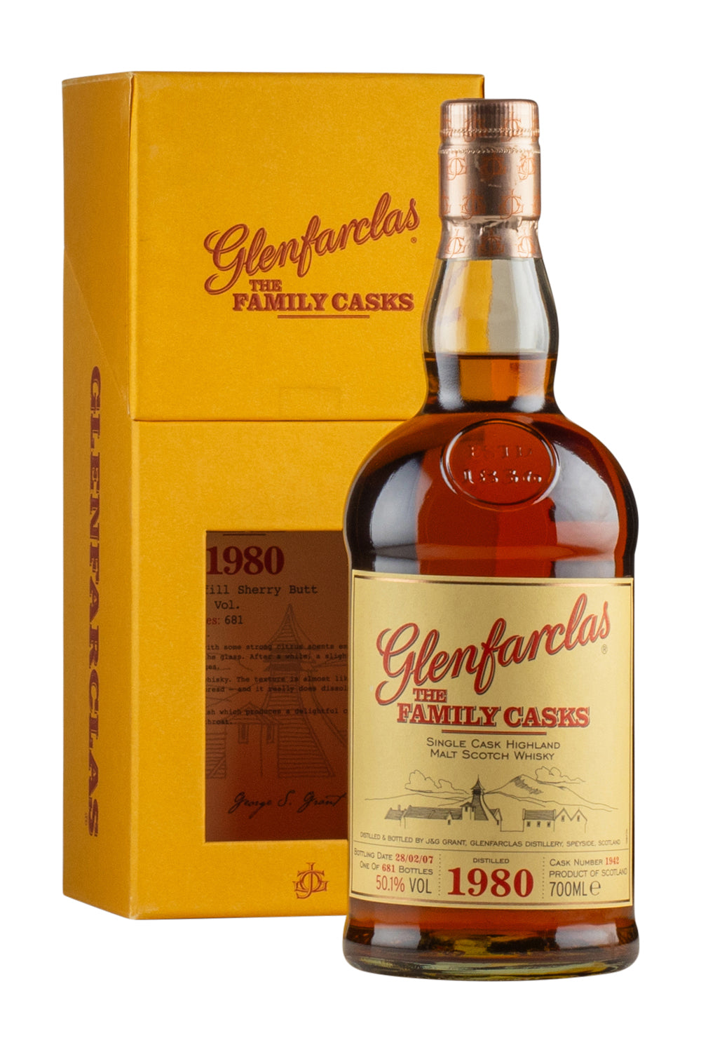 Glenfarclas 26 Year Old Family Cask 1942 1980