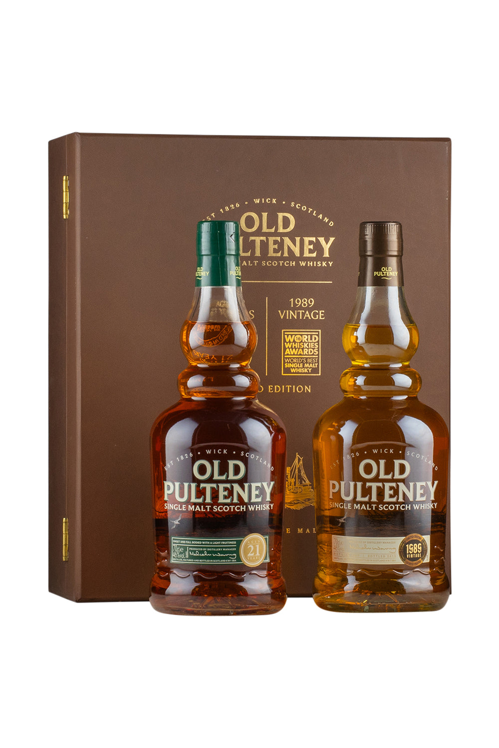 Old Pulteney 21 Year Old and 1989 Vintage (2 x 70cl)