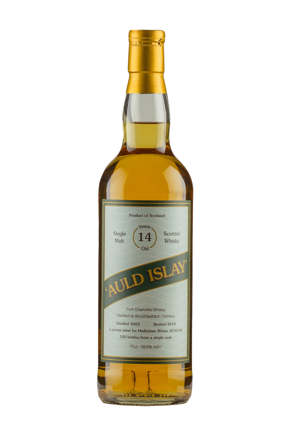 Port Charlotte 14 Year Old `Auld Islay` Single Barrel (Exclusive to Hedonism Wines) 2003