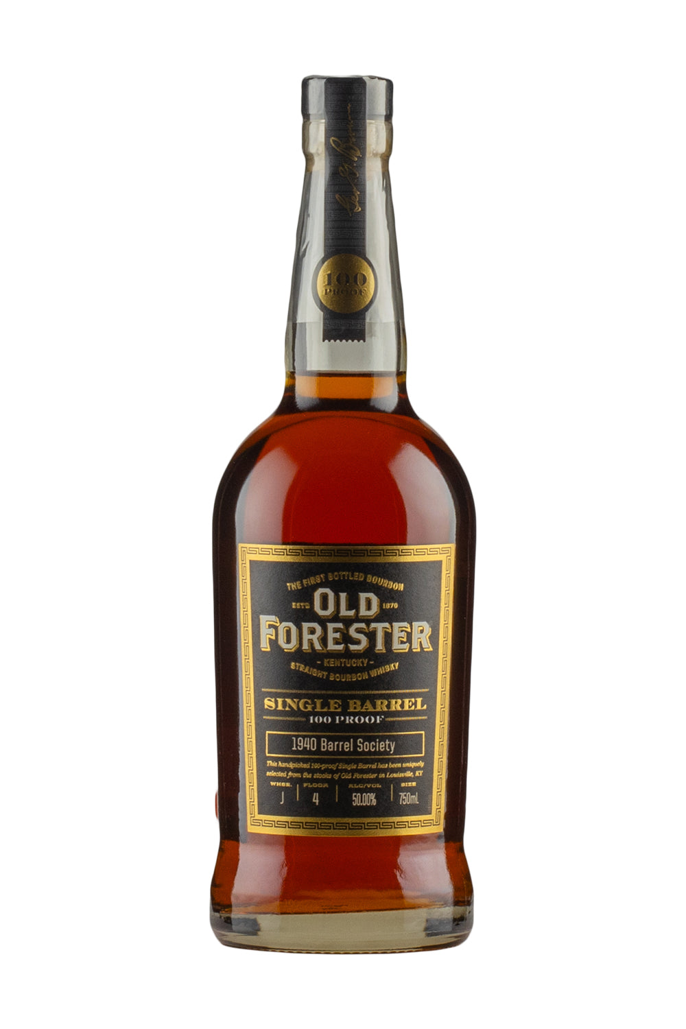 Old Forester Barrel Pick for 1940 Barrel Society