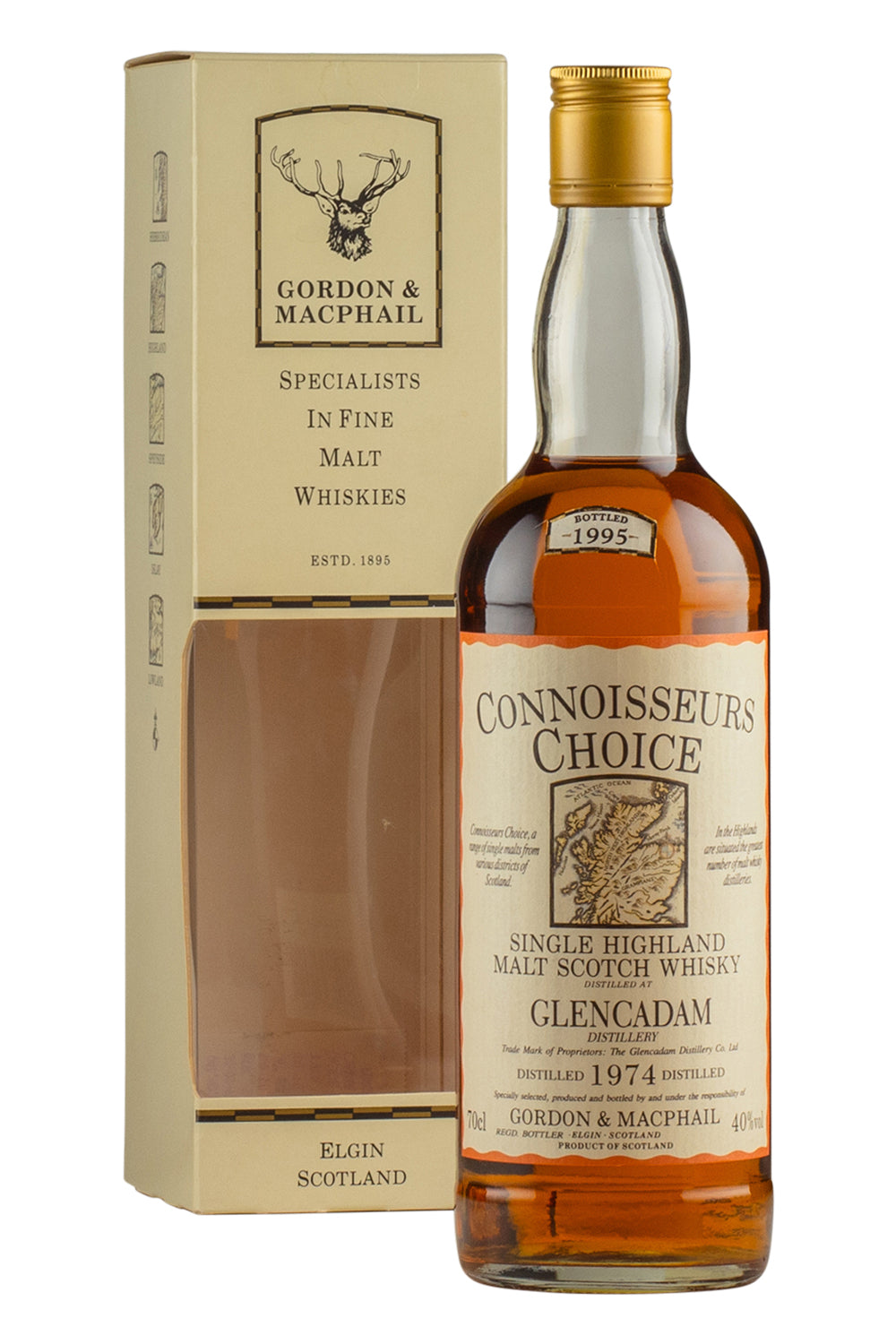 Glencadam Connoisseurs Choice Gordon and MacPhail (Bottled 1995) 1974