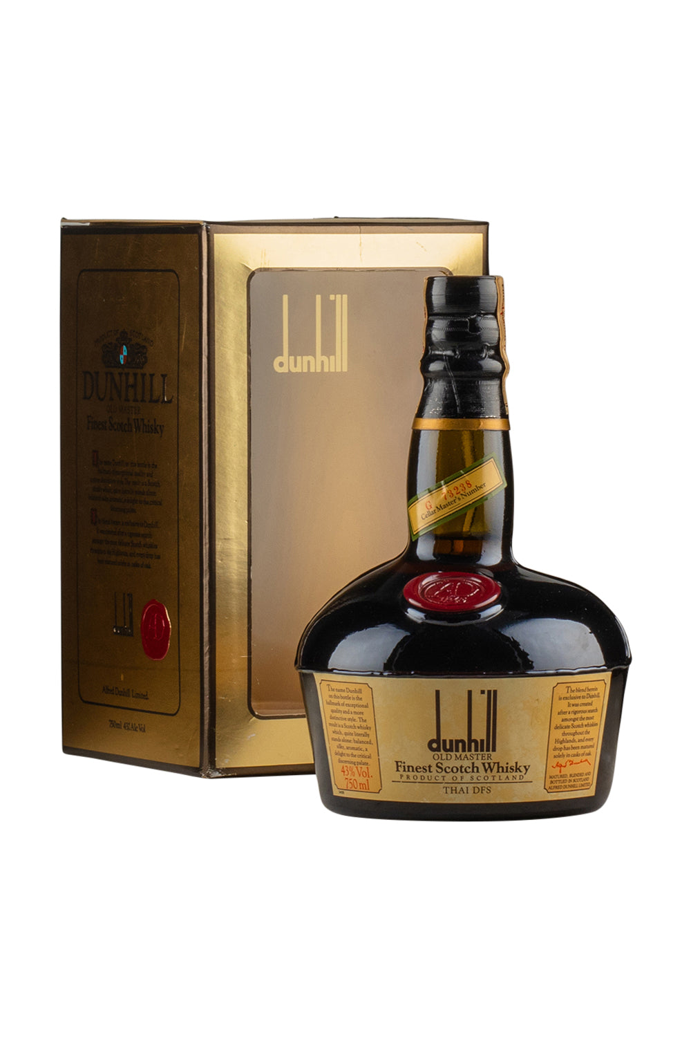 Dunhill Old Master Blended Scotch c.1980s