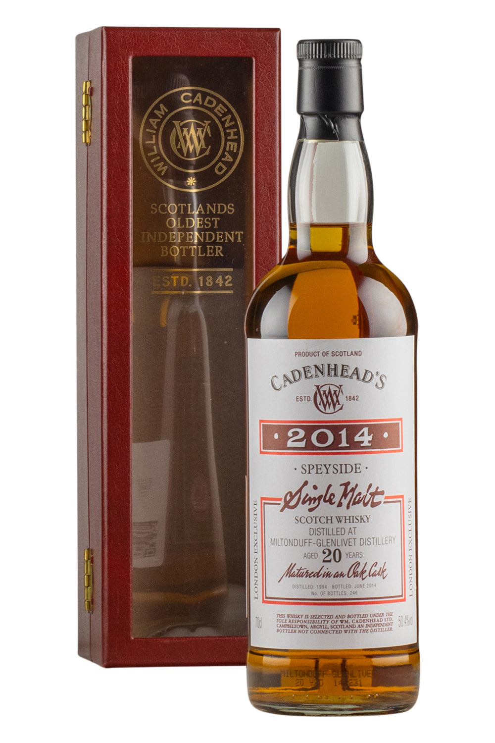 Miltonduff-Glenlivet 20 Year Old Cadenheads
