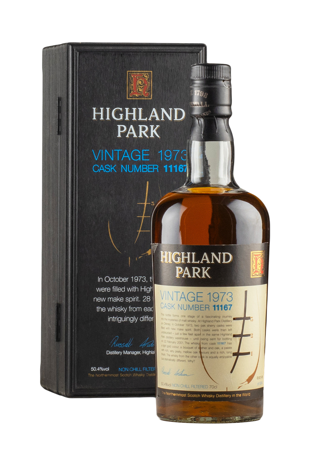Highland Park 28 Year Old Single Sherry Cask #11167 1973