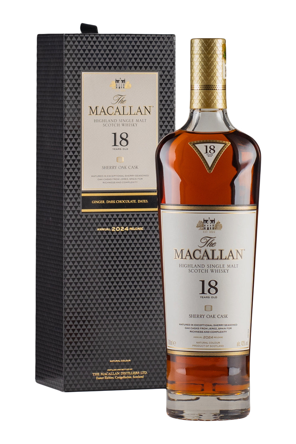 Macallan 18 Year Old Sherry Oak (2024 Release)