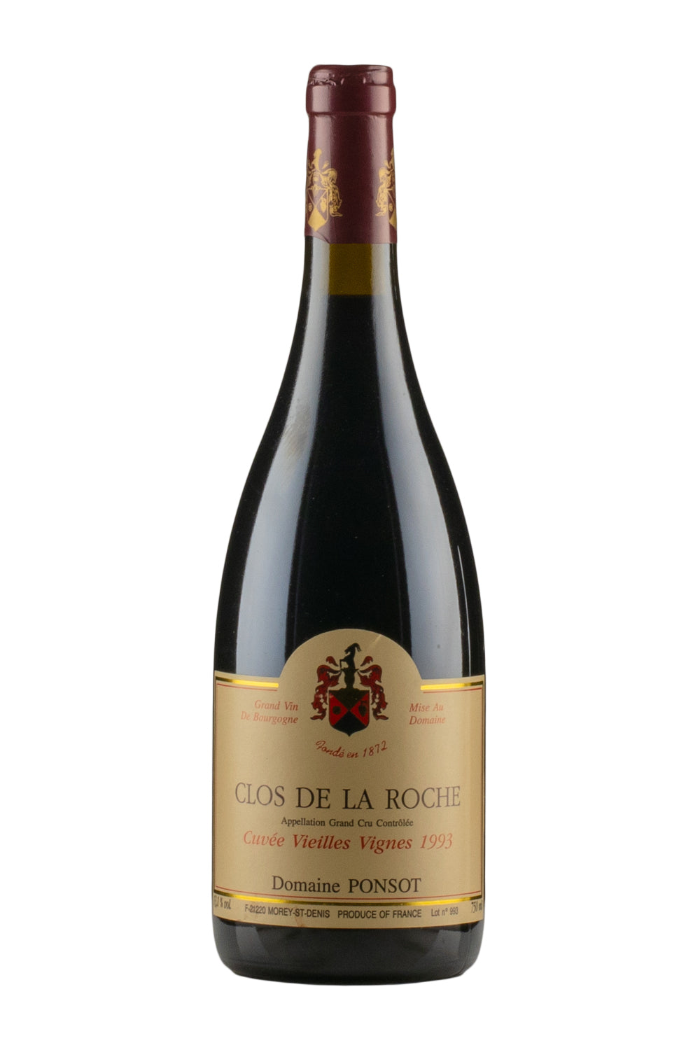 Clos de la Roche Vieilles Vignes Domaine Ponsot 1993