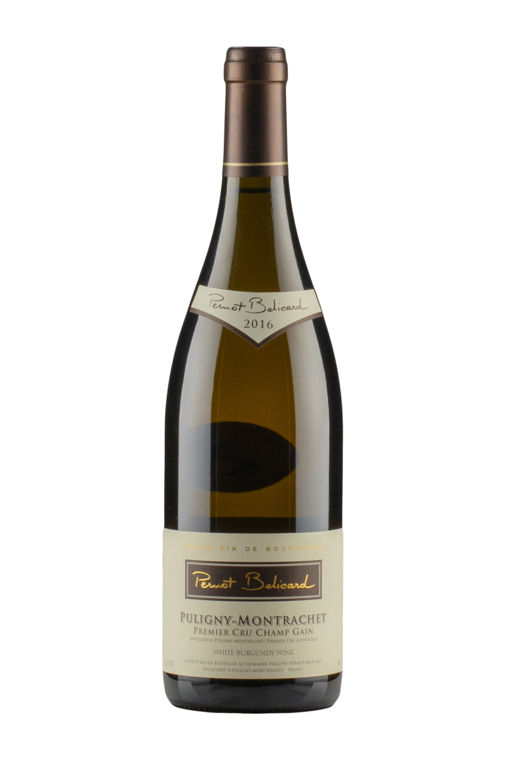 Puligny Montrachet Champ Gain Pernot Belicard 2016