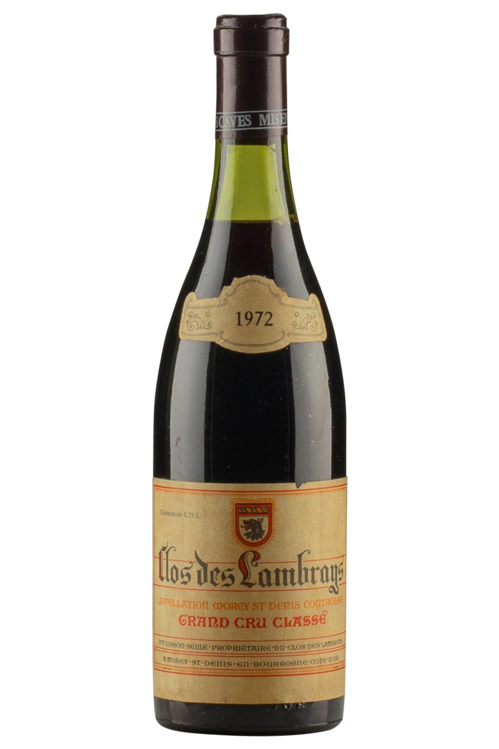 Clos des Lambrays Domaine des Lambrays 1972