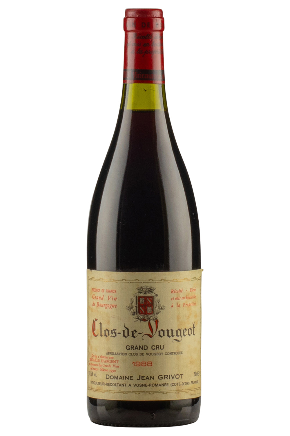 Clos de Vougeot Jean Grivot 1988