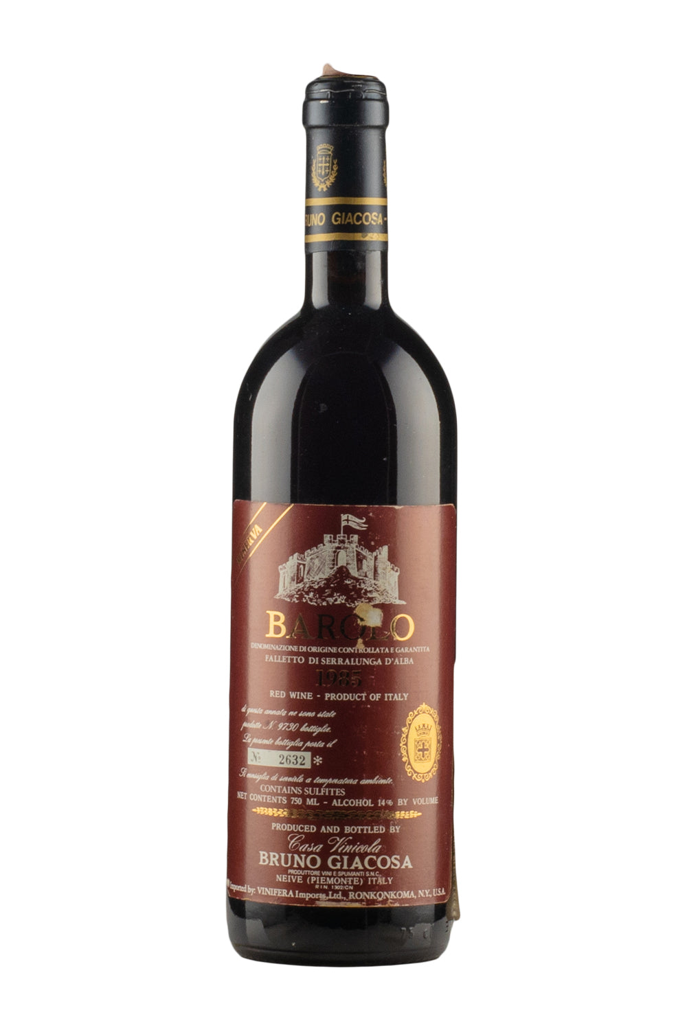Barolo Falletto Riserva Giacosa 1985
