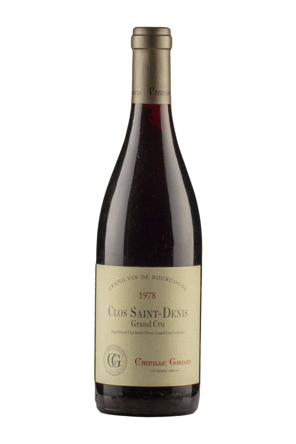 Clos St Denis Camille Giroud 1978