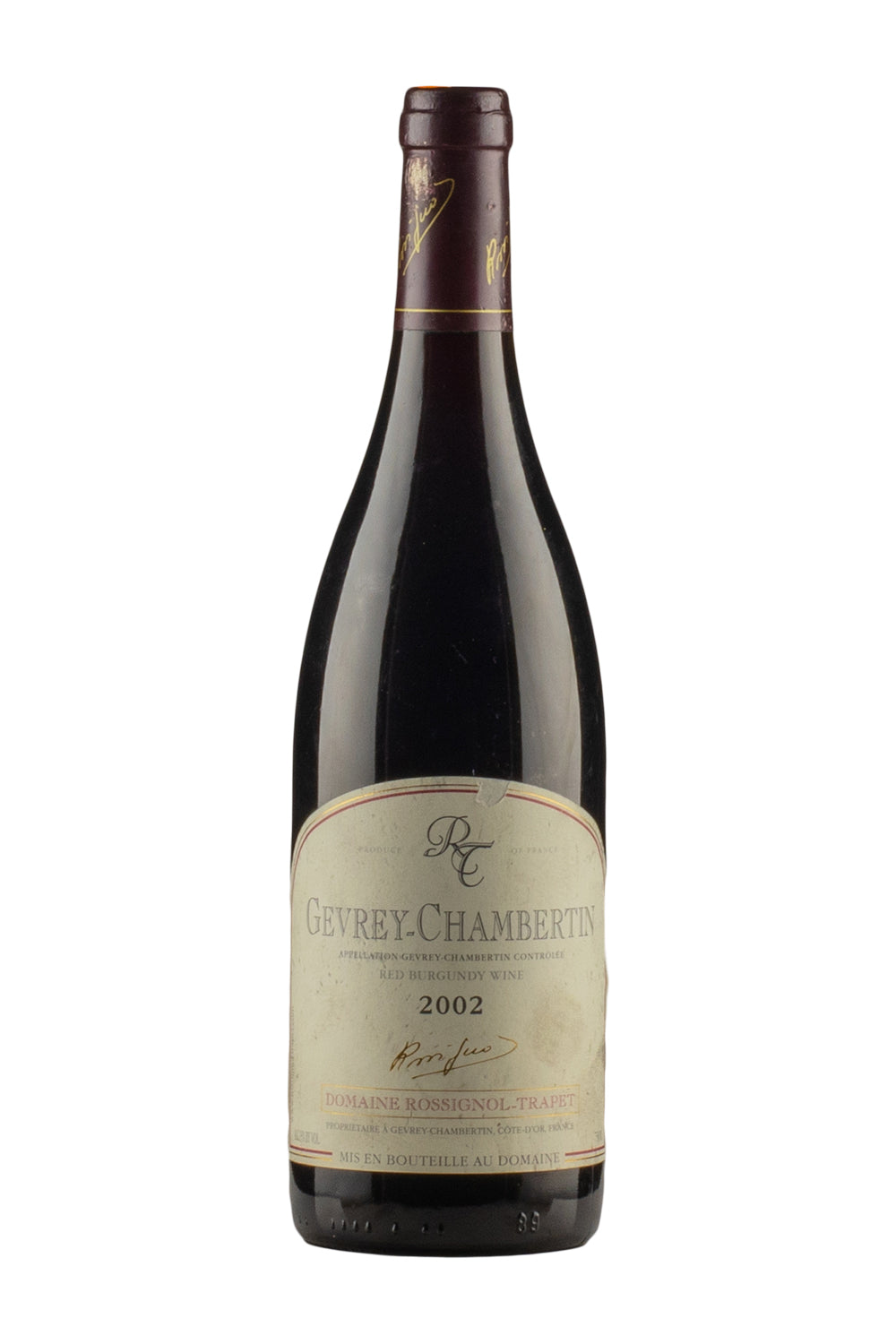 Gevrey Chambertin Vieilles Vignes Rossignol-Trapet 2002