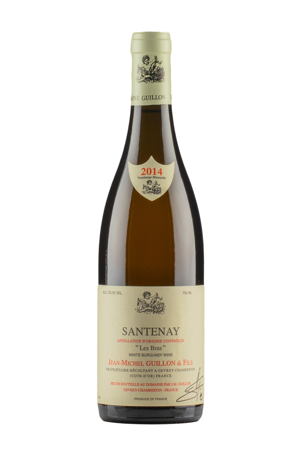 Santenay Blanc Les Bras Jean Michel Guillon 2014